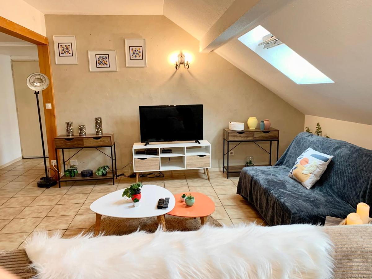 Charmant Appart Sous Toits Proche Chateau Des Ducs Chambéry Exteriör bild